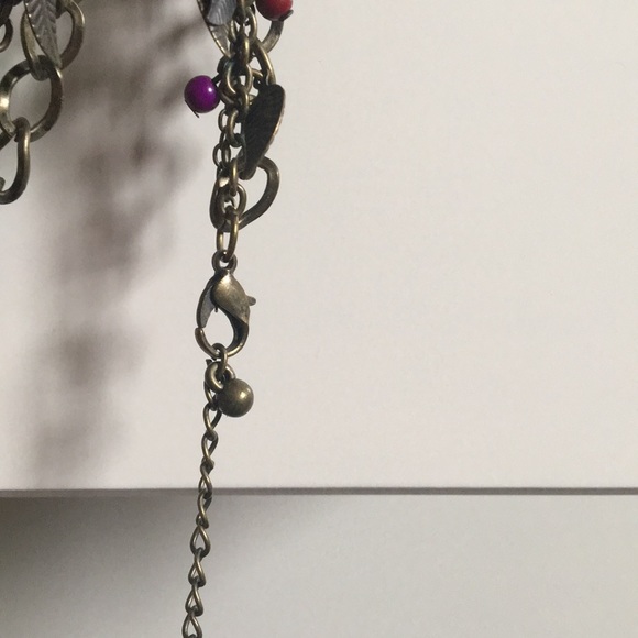 Multi strand necklace festival / bohemian - Picture 2 of 3